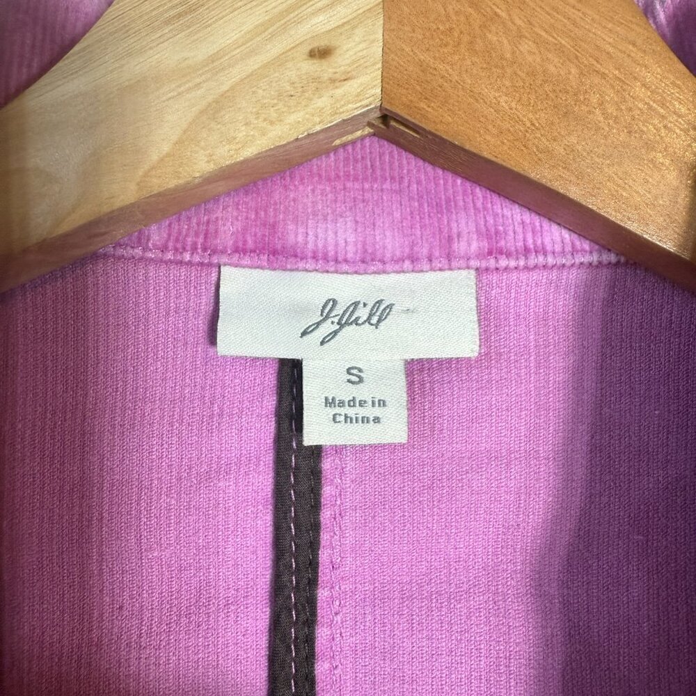 Vintage J. Jill Corduroy Blazer Jacket Women's Small Pink Classic Preppy Career - Picture 7 of 15